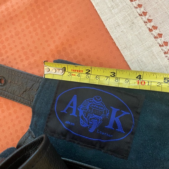 Ladies size M-L Black Leather Chaps - Picture 12 of 15